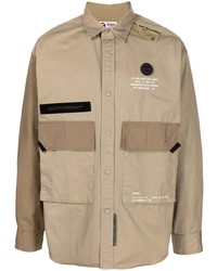 AAPE BY A BATHING APE Aape By A Bathing Ape Ape Patch Military Shirt