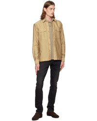 Tom Ford Beige Buttoned Shirt