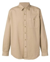 Ami Paris Classic Wide Fit Shirt With Buttoned Chest Pocket
