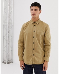 Nudie Jeans Co Henry One Pocket Shirt In Sand