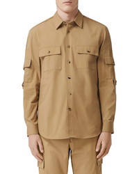 Burberry Crawford Roll Sleeve Button Up Shirt