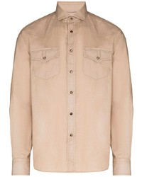 Brunello Cucinelli Flap Pockets Snap Button Shirt