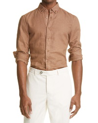 Brunello Cucinelli Leisure Fit Linen Cotton Shirt