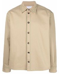 Bottega Veneta Long Sleeve Contrast Stitch Shirt