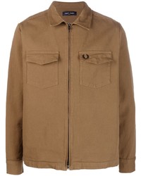 Fred Perry Long Sleeve Zip Up Shirt