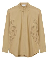 Post Archive Faction Perforated Detail Shirt
