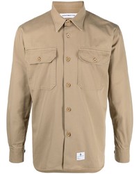 Department 5 Pointed Collar Cotton Shirt