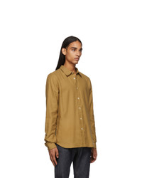 Ps By Paul Smith Tan Tailored Shirt