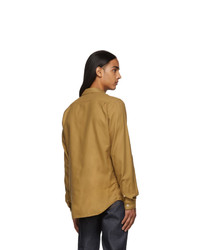 Ps By Paul Smith Tan Tailored Shirt