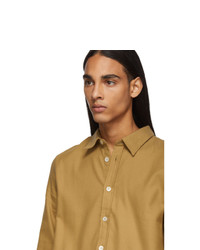 Ps By Paul Smith Tan Tailored Shirt