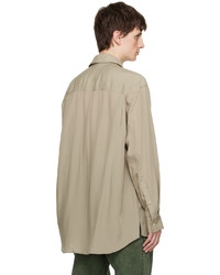 Song For The Mute Taupe Patch Shirt
