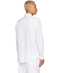 Ferragamo White Hardware Shirt