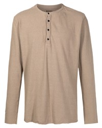 OSKLEN Buttoned Long Sleeved T Shirt