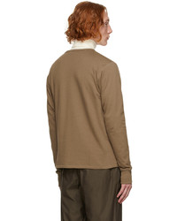 Lemaire Khaki Terry Long Sleeve T Shirt