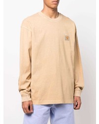 Carhartt WIP Logo Patch Long Sleeved T Shirt