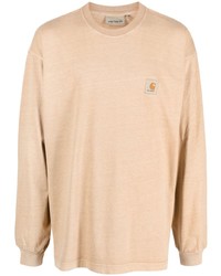 Carhartt WIP Logo Patch Long Sleeved T Shirt