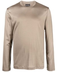 Emporio Armani Long Sleeve Lyocell T Shirt