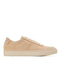 Common Projects Beige Nubuck Bball Low Sneakers