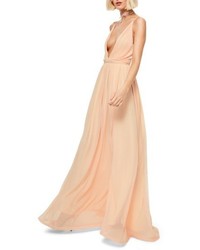 Missguided Plunging Neck Maxi Dress