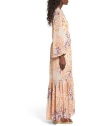 WAYF Viola Bell Sleeve Maxi Dress