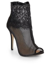 Chinese Laundry Jeopardy Mesh Lace Peep Toe Boots
