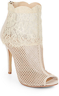chinese laundry jeopardy mesh lace booties