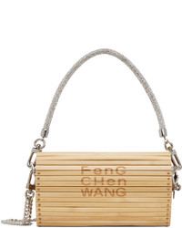 Feng Chen Wang Beige Side Love Messenger Bag