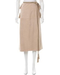 Lanvin Embossed Leather Skirt W Tags