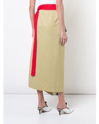 Rosie Assoulin Ruffled Midi Skirt