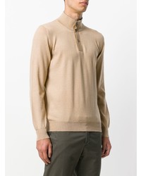 Fay Buttoned Neck Pullover