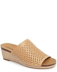 Lucky Brand Jemya Perforated Open Toe Mule