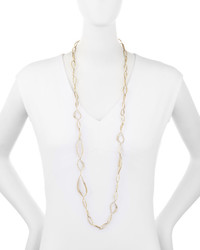 Alexis Bittar Crystal Encrusted Link Necklace