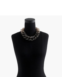 J.Crew Squared Lucite Link Necklace