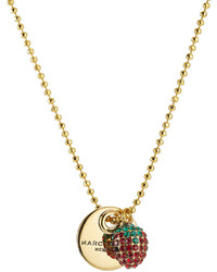 Marc Jacobs Strawberry Coin Necklace