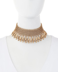 Lydell NYC Vintage Inspired Golden Choker Necklace