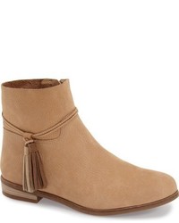 Tan Nubuck Ankle Boots
