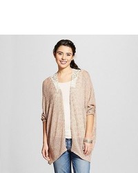 Lace Back Open Cardigan Hint Of Mint
