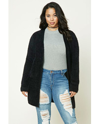 Forever 21 Plus Size Faux Mohair Cardigan