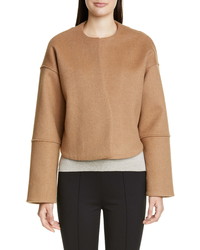 Partow Marlow Cashmere Camels Hair Crop Jacket