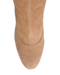 Sergio Rossi 90mm Stretch Suede Over The Knee Boots