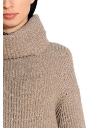 Stella McCartney Oversize Fringed Cashmere Wool Sweater