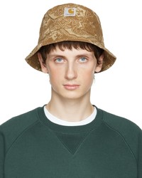 Tan Paisley Bucket Hat