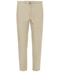 Fanmail Belted Cotton Twill Trousers