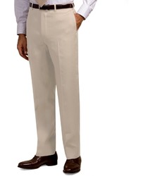 Brooks Brothers Madison Fit Plain Front Irish Linen Trousers