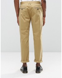 Religion Straight Leg Cropped Pants In Camel