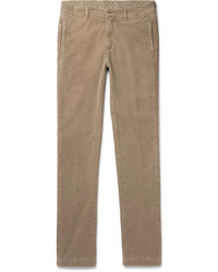 Massimo Alba Winch Slim Fit Textured Stretch Cotton Trousers