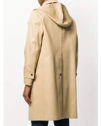 Thom Browne Detachable Hood Snap Front Parka In Mackintosh