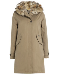 Woolrich Literary Down Parka With Fox Fur Trimmed Hood