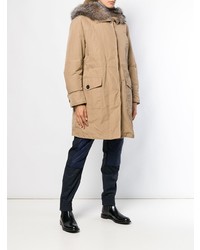 Moncler Zipped Hooded Parka Coat