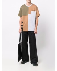 Helmut Lang Multi Panel Short Sleeve T Shirt
